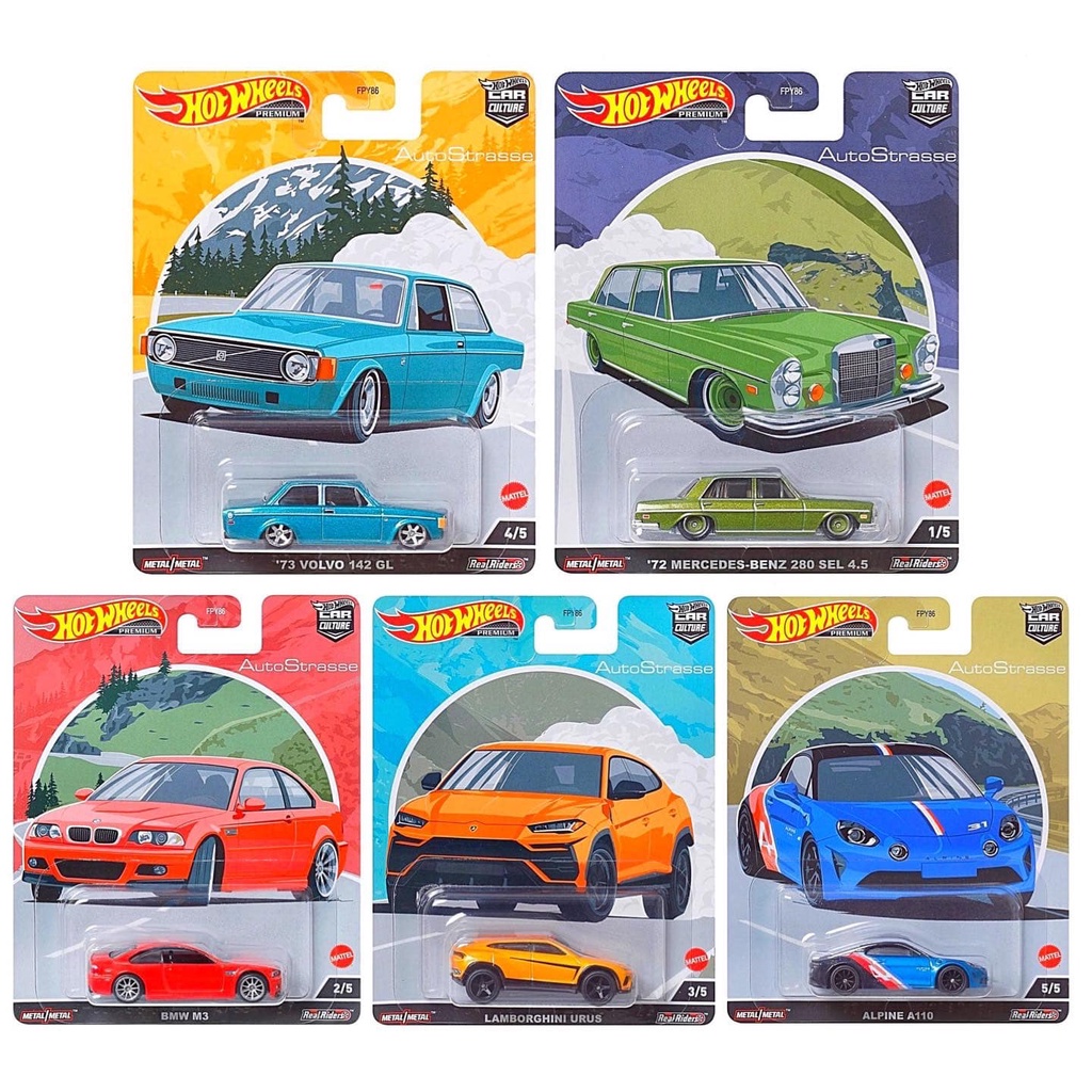 Hot Wheels Premium Car Culture Auto Strasse AutoStrasse 72 Mercedes