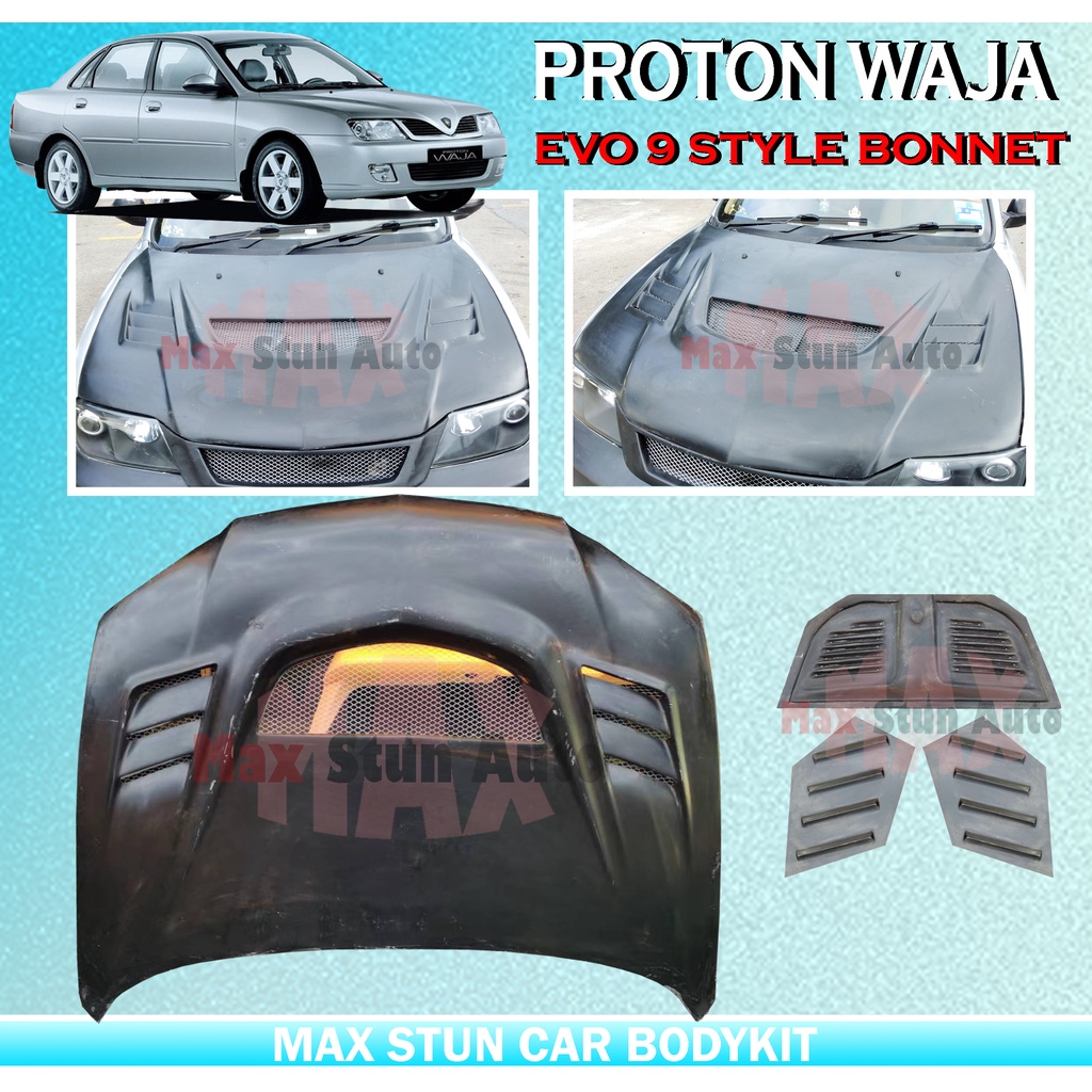 PROTON WAJA MMC WAJA CAMPRO CPS EVO9 LOOK FRONT BONNET E9 BONET DEPAN