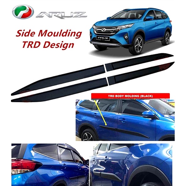 Dc Perodua Aruz Trd Abs Side Door Moulding Side Body Lining Side Door