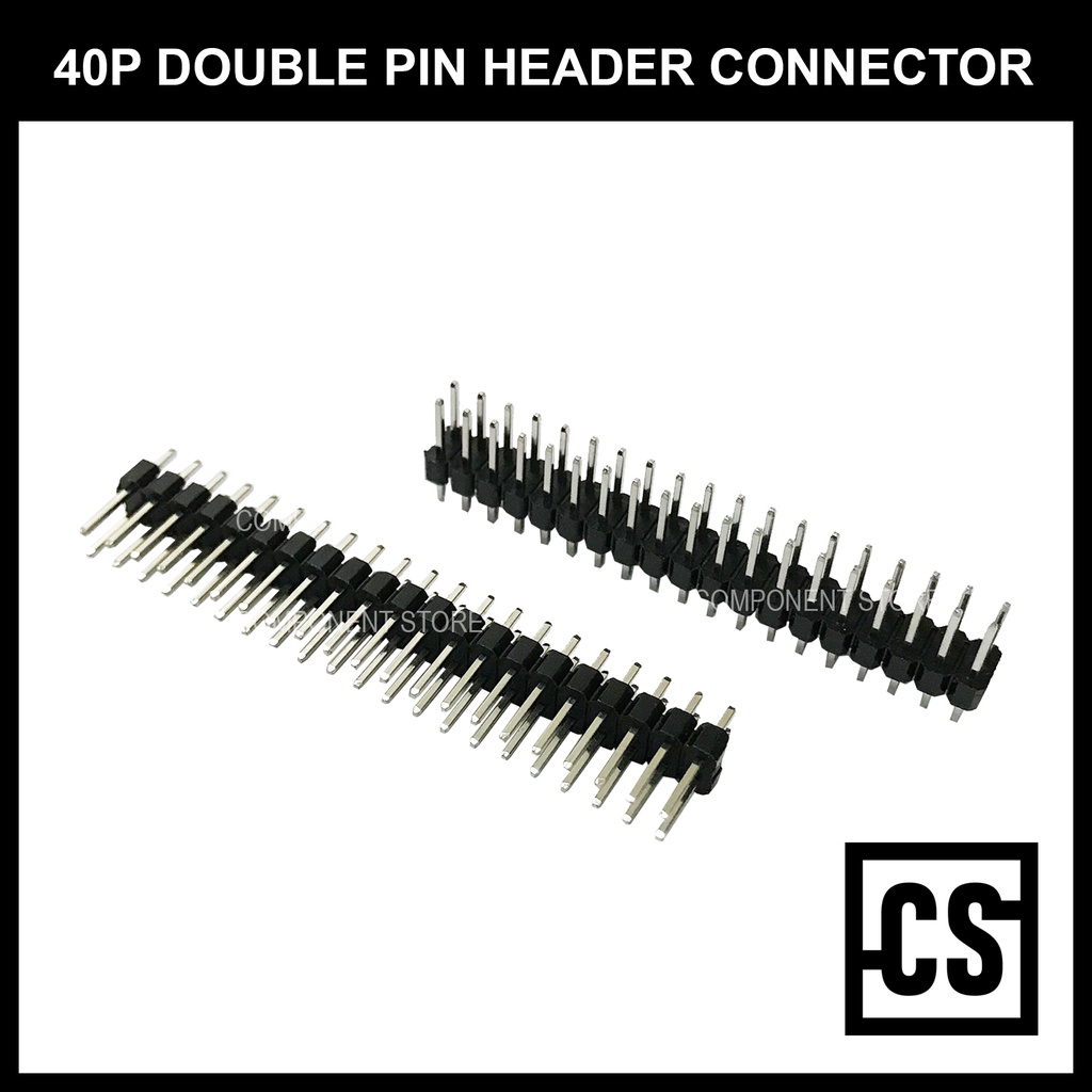 Mm X Pin Header Double Row Male Pcb Board Pin Header Connector