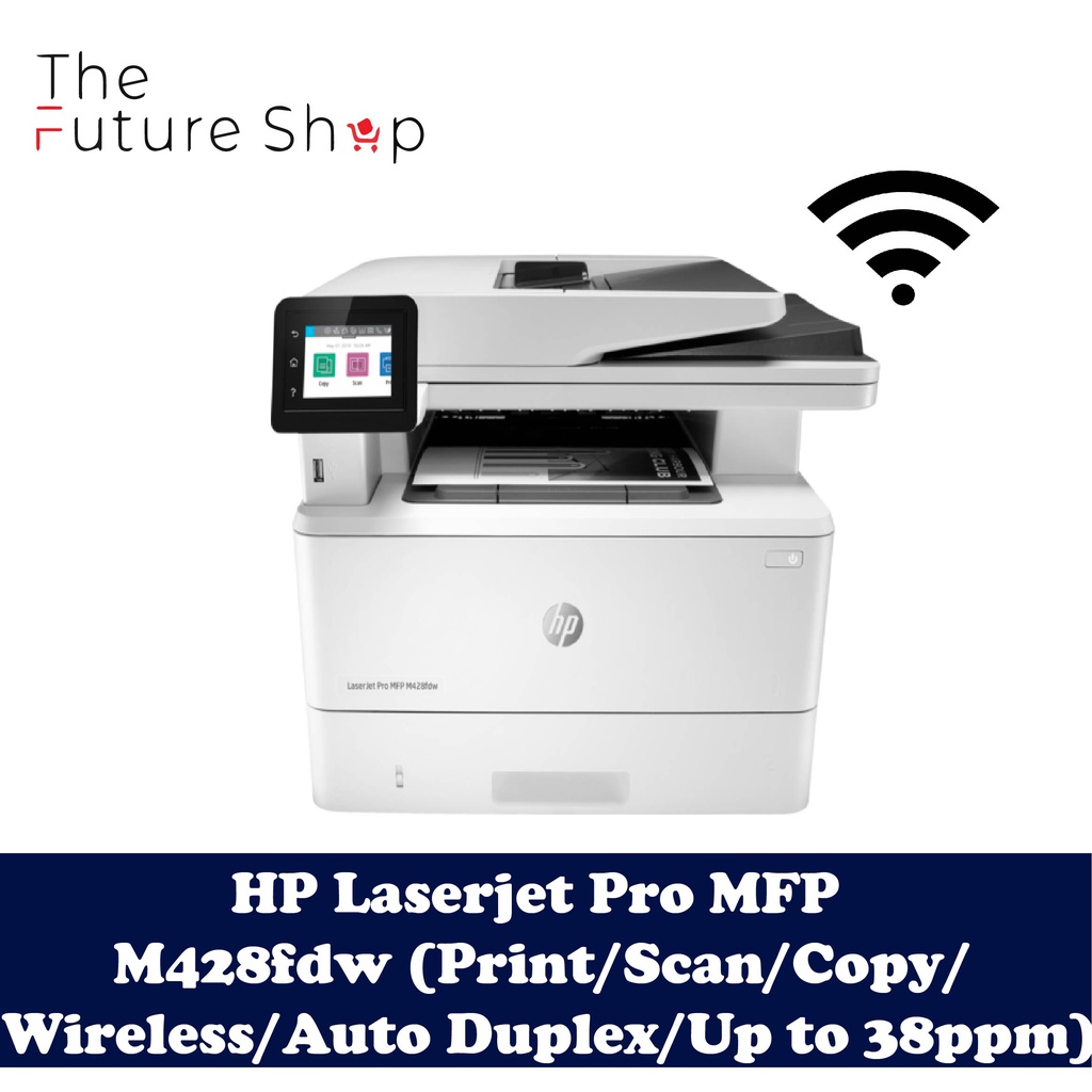 HP Laserjet Pro MFP M428FDW Mono Laser Printer Wireless Print Scan