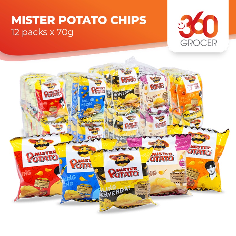 Mister Potato Chips Packs X G Shopee Malaysia