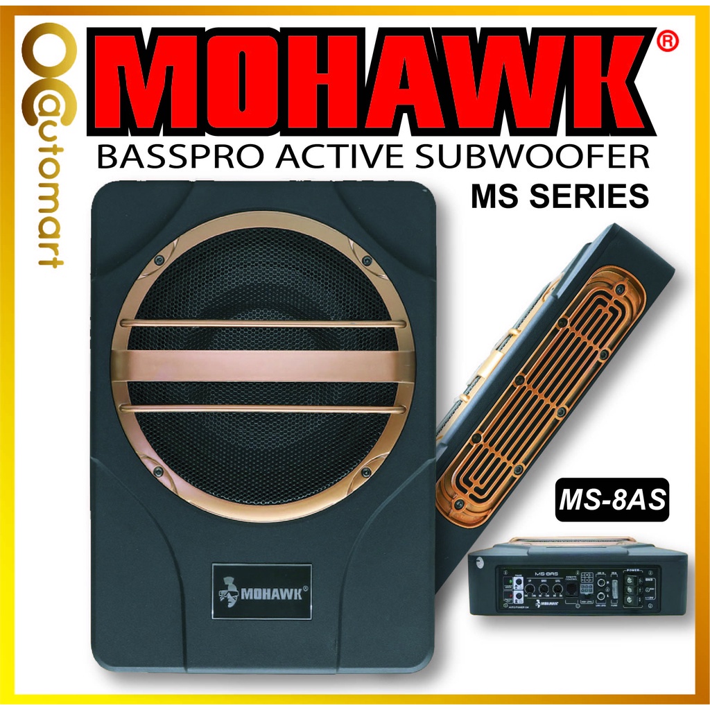 Mohawk Ms Series MS 8AS Bass Pro Active Subwoofer Shopee Malaysia