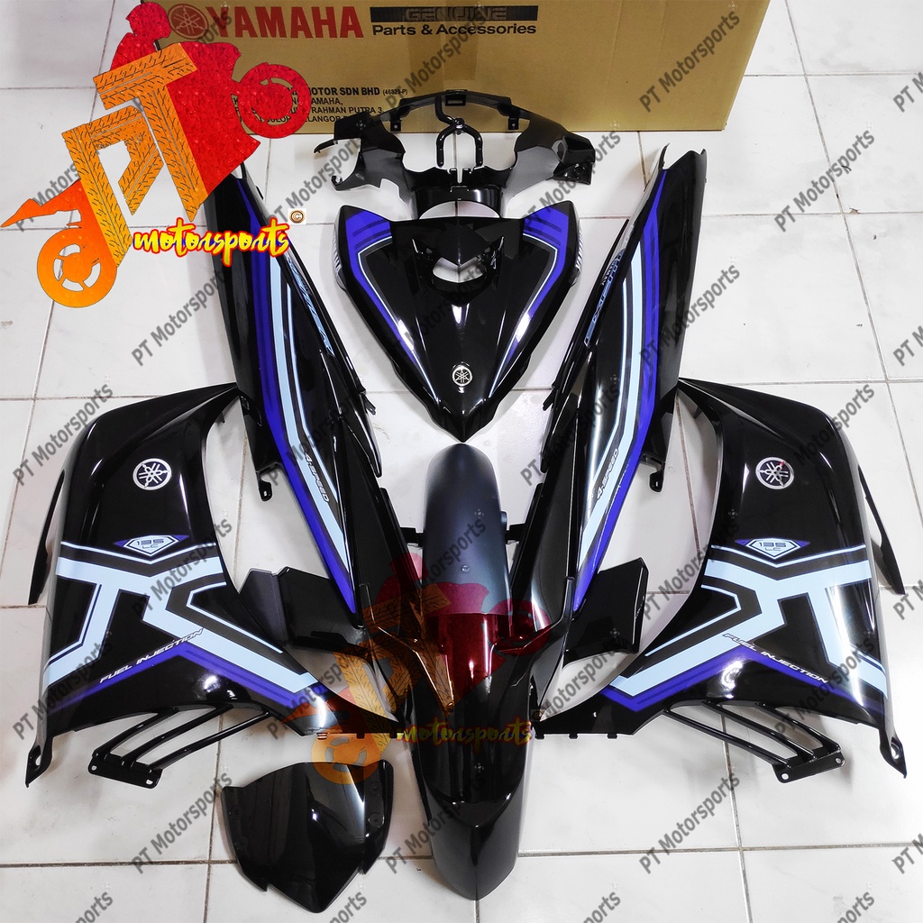 Yamaha Lc 135 Cover Set Black Kilat EXCITER Robot 2022 Black Blue Red