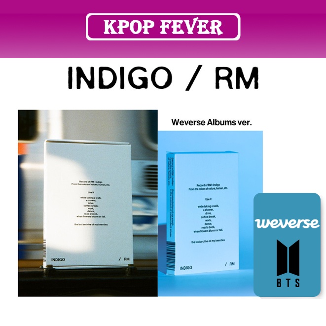 WEVERSE POB BTS RM INDIGO BOOK EDITION WEVERSE ALBUM Ver SOLO