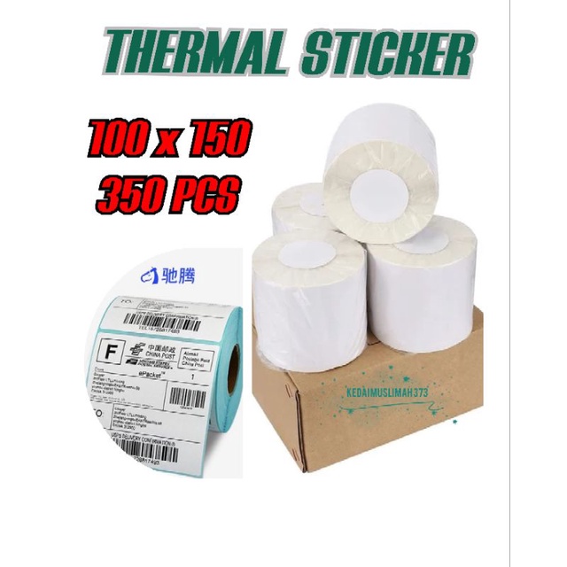 Thermal Sticker Thermal Label Sticker Thermal Airway Bill Shipping