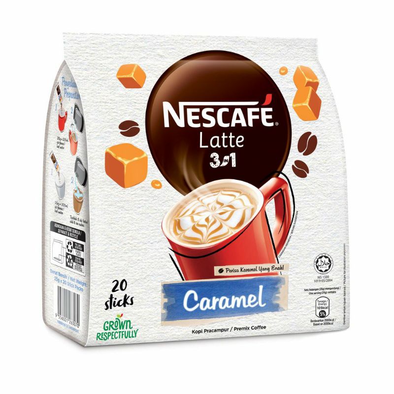 Nescafe Latte In Caramel Sticks Shopee Malaysia