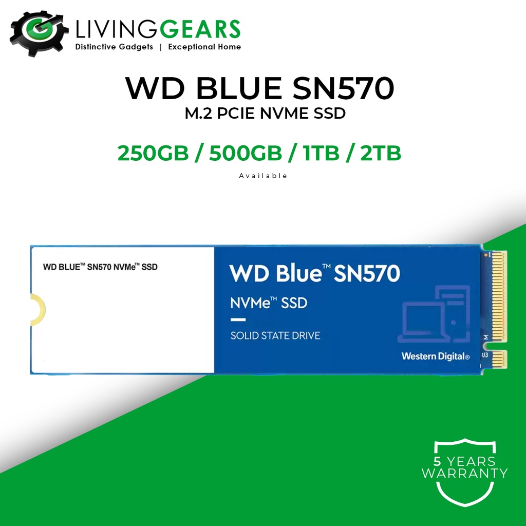 Wd Western Digital Blue Series Sn Gb Gb Tb Tb Pci