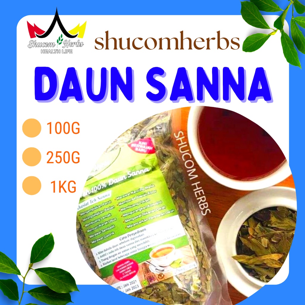 Readystok Original Hq Daun Sanna Herbs Teh Sanna Asli Teh Kurus