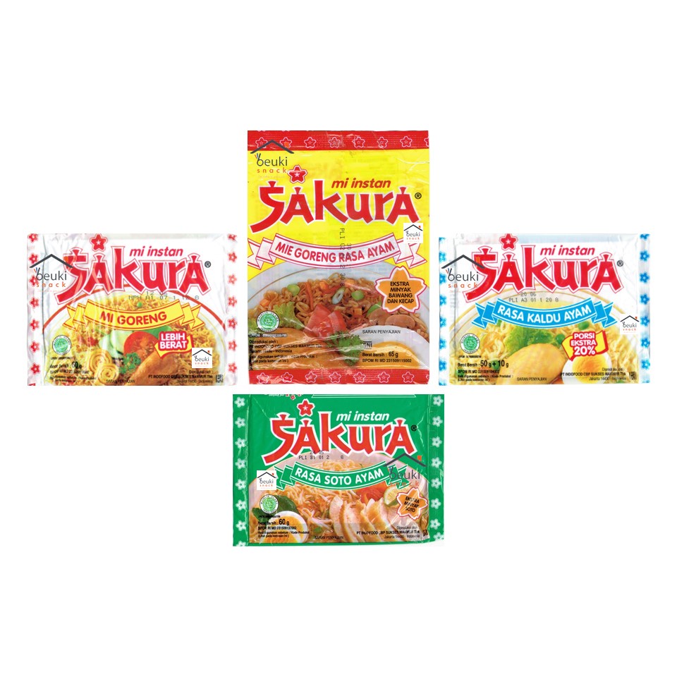 Legendary Sakura Mi Instant Noodles Various Variants Choose Flavor