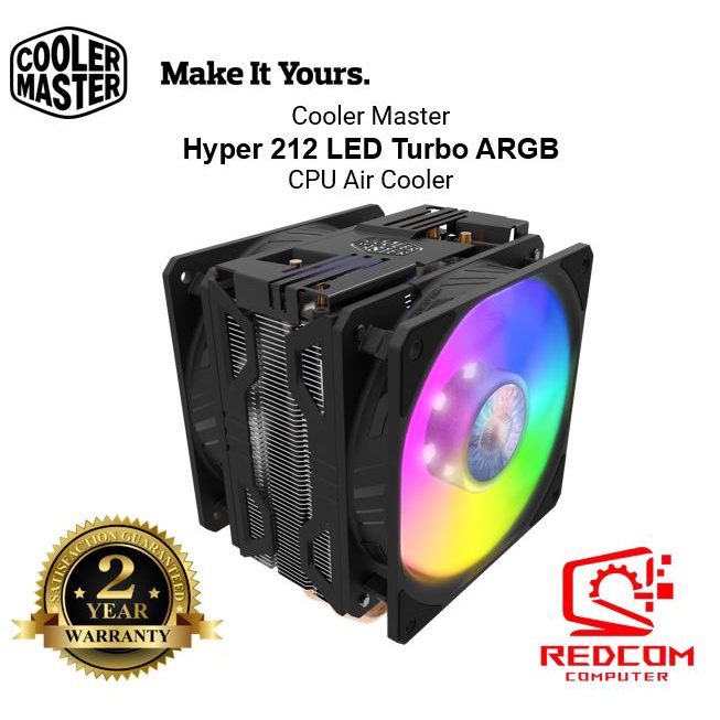 Cooler Master Hyper Led Turbo Argb Cpu Cooler Rr Tk Pa R