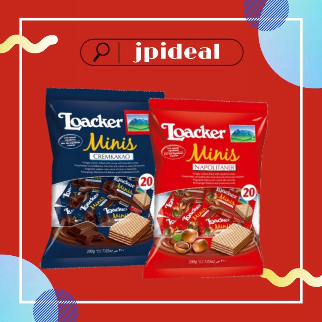 Loacker Classic Minis Creamkakao Napolitaner G Pcs Shopee