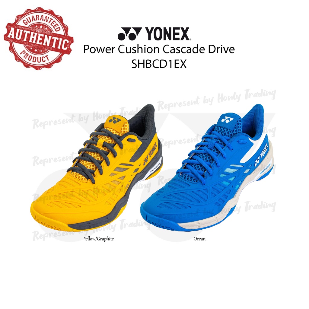 Yonex Badminton Shoes Power Cushion Cascade Drive Unisex Yellow