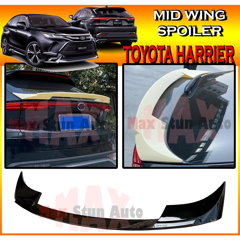 TOYOTA HARRIER 2021 2022 REAR MID WING SPOILER WITH PAINT HARRIER