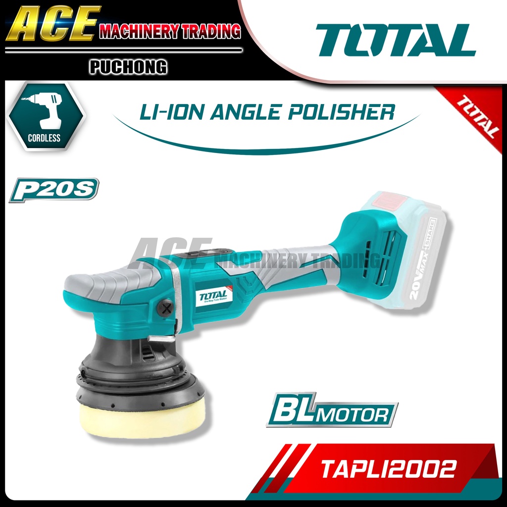 Total Tapli Li Ion Dual Action Angle Polisher Cordless M