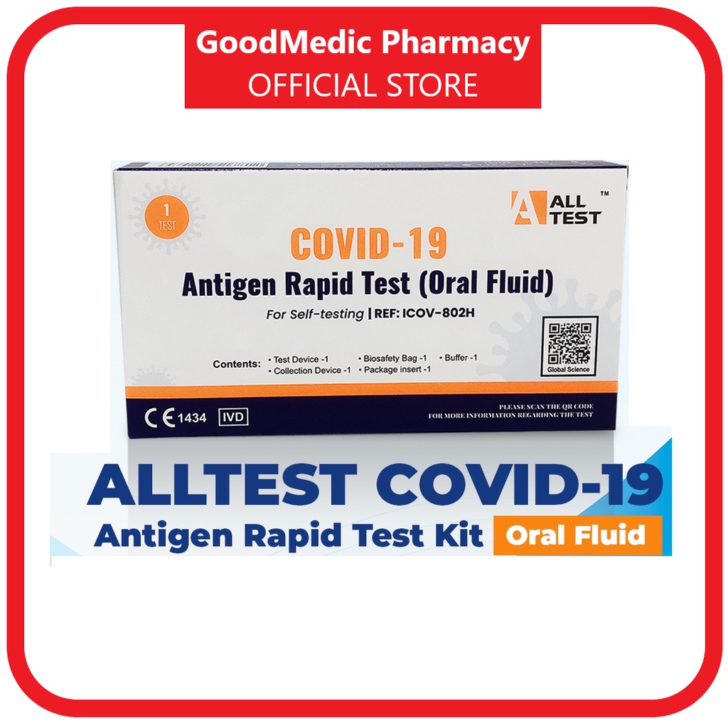 Invoice Provided Alltest Covid 19 Antigen Home Test Kit Oral Fluid