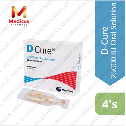 Dcure Cholecalciferol Iu Oral Solution Ampoules Exp