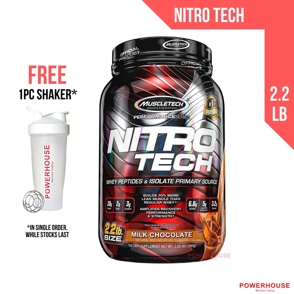 Muscletech Performance Series NitroTech 2 2 Lbs Nitro Tech Protein