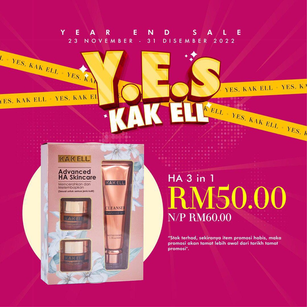 Kak Ell Ha In Skincare For Dry Normal Skin Shopee Malaysia