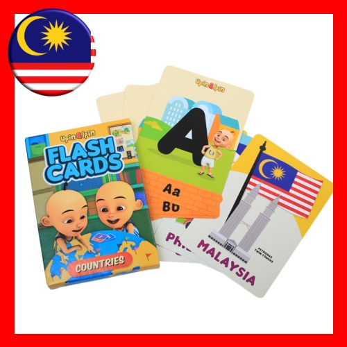 Local Ready Stocks Original Genuine Upin Ipin Flash Card