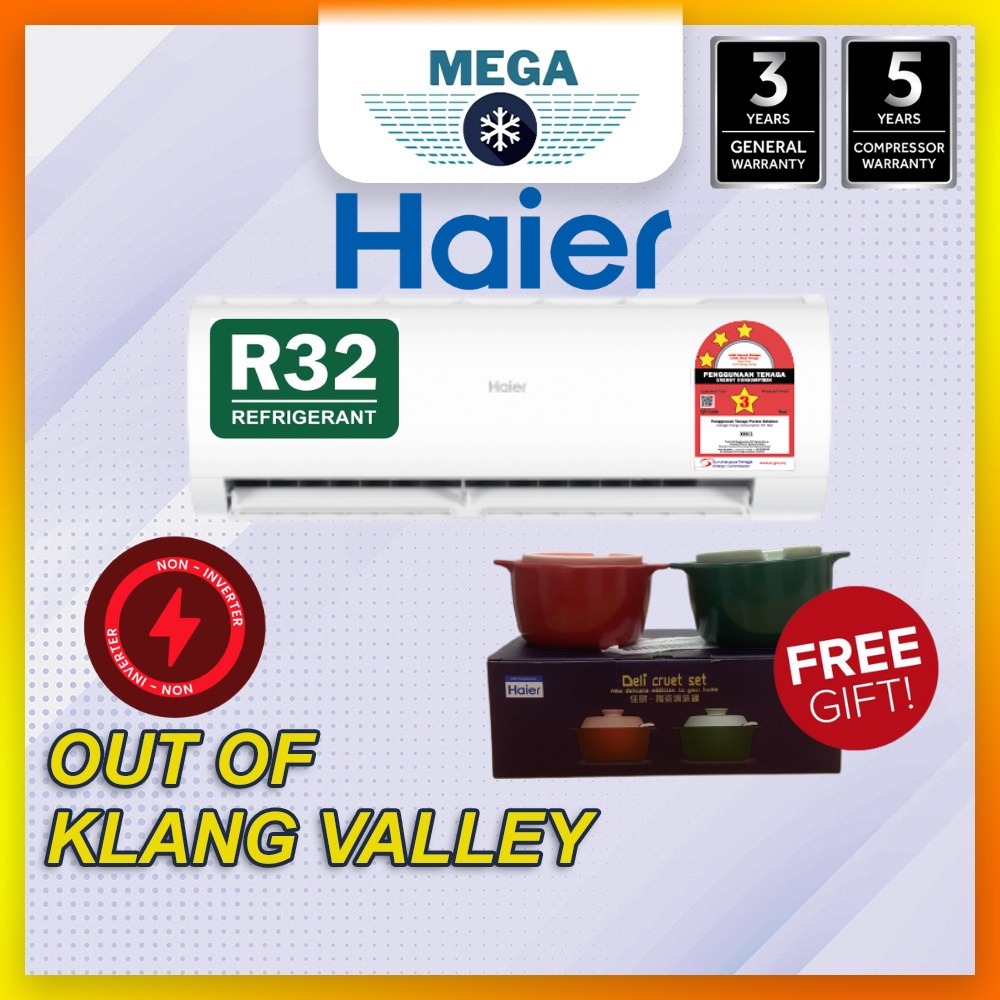 Out Of Klang Valley Haier Hp Hp R Air Cond Hsu Lpa Series