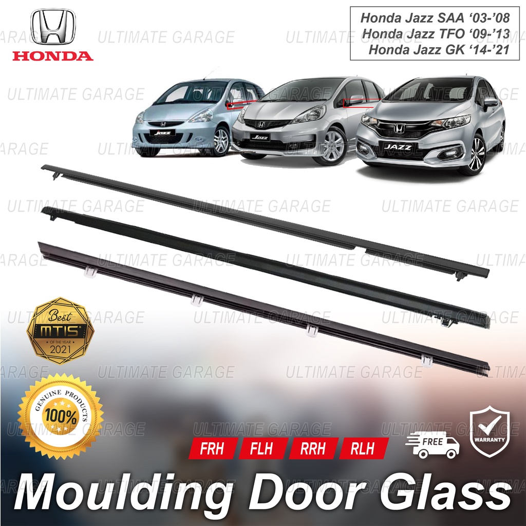 Mtis Japan Honda Jazz Glass Door Moulding Seal Rubber Outer