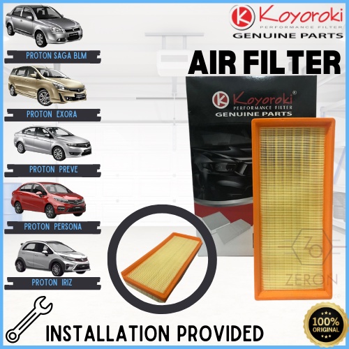 Koyoroki Air Filter Proton Saga Blm Fl Flx Vvt Exora Cps Preve