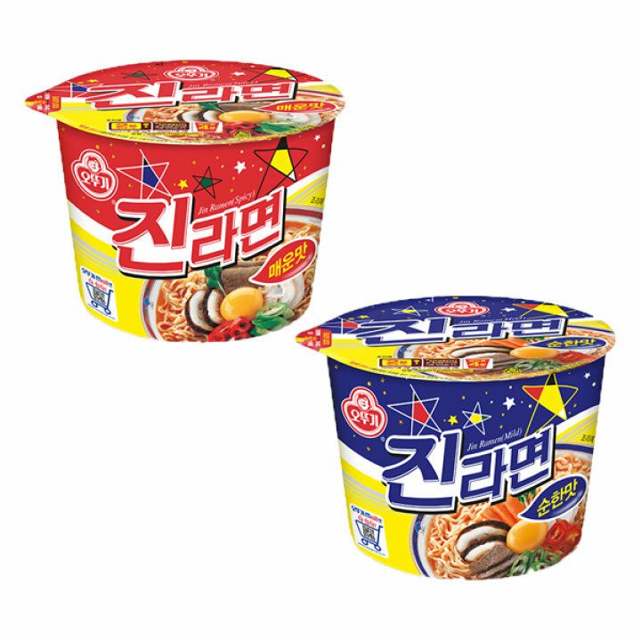 Korea Ottogi Jin Ramen Bowl G Jin Ramen Hot Jin Ramen Mild Shopee