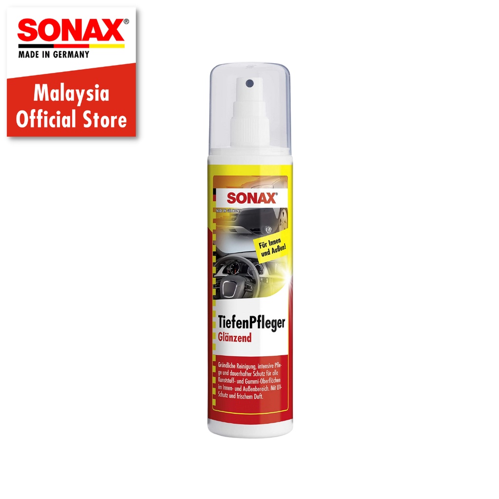 SONAX Rubber Trim Plastic Protectant Glossy Finishing 300ml Interior