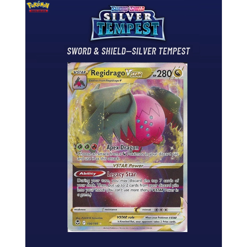 Pokemon Tcg Ss Silver Tempest Regidrago Vstar Ultra Rare