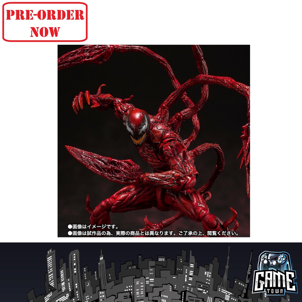 P O Premium Bandai Tamashii Shf S H Figuarts Carnage Venom Let