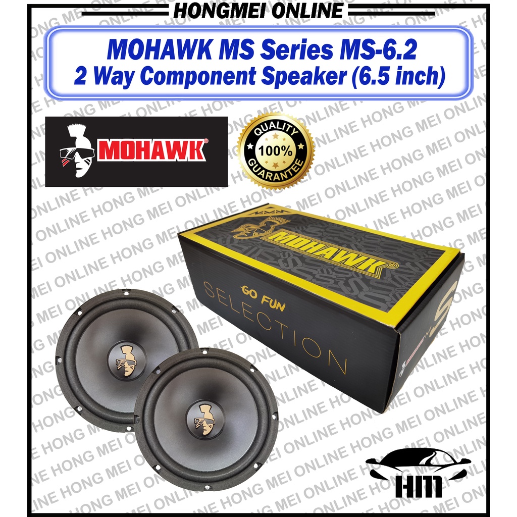 Mohawk MS Series MS 6 2 6 5 2 Way Component Set Speaker Crossover