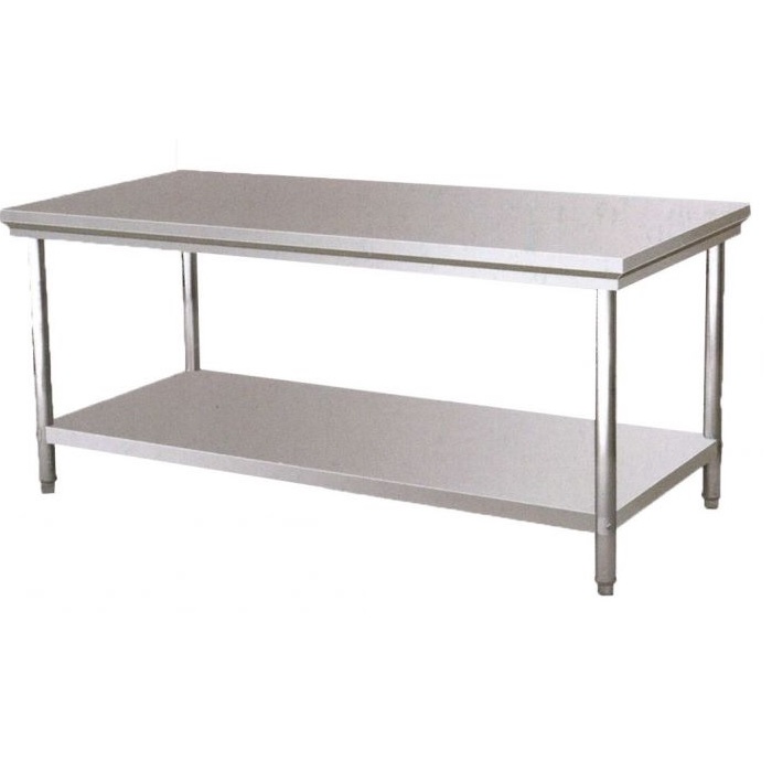 Tier Stainless Steel Kitchen Working Table Storage Rack Heavy Duty