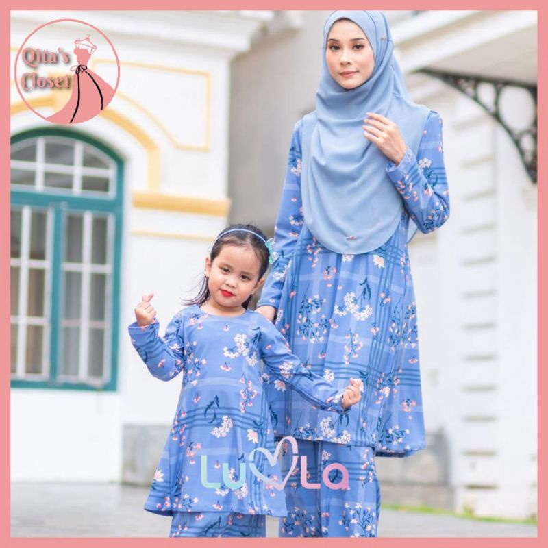 Year End Sale Ready Stock Luvla Baju Kurung Laura Ironless Kurung