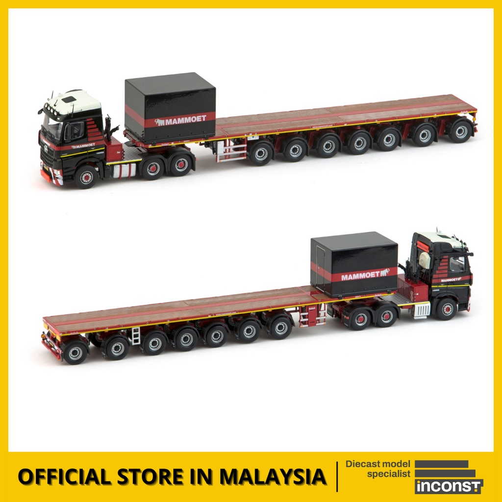 INCONST IMC Model MB AROCS STREAMSPACE 6X4 7 AXLE BALLAST TRAILER