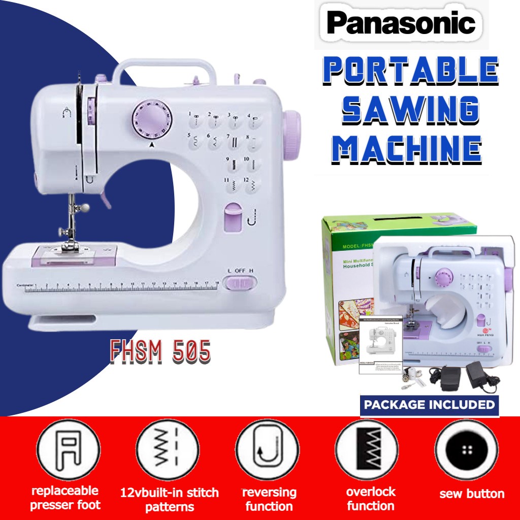 Panasonic Style Sewing Machine Portable Mini Sewing Machine Portable