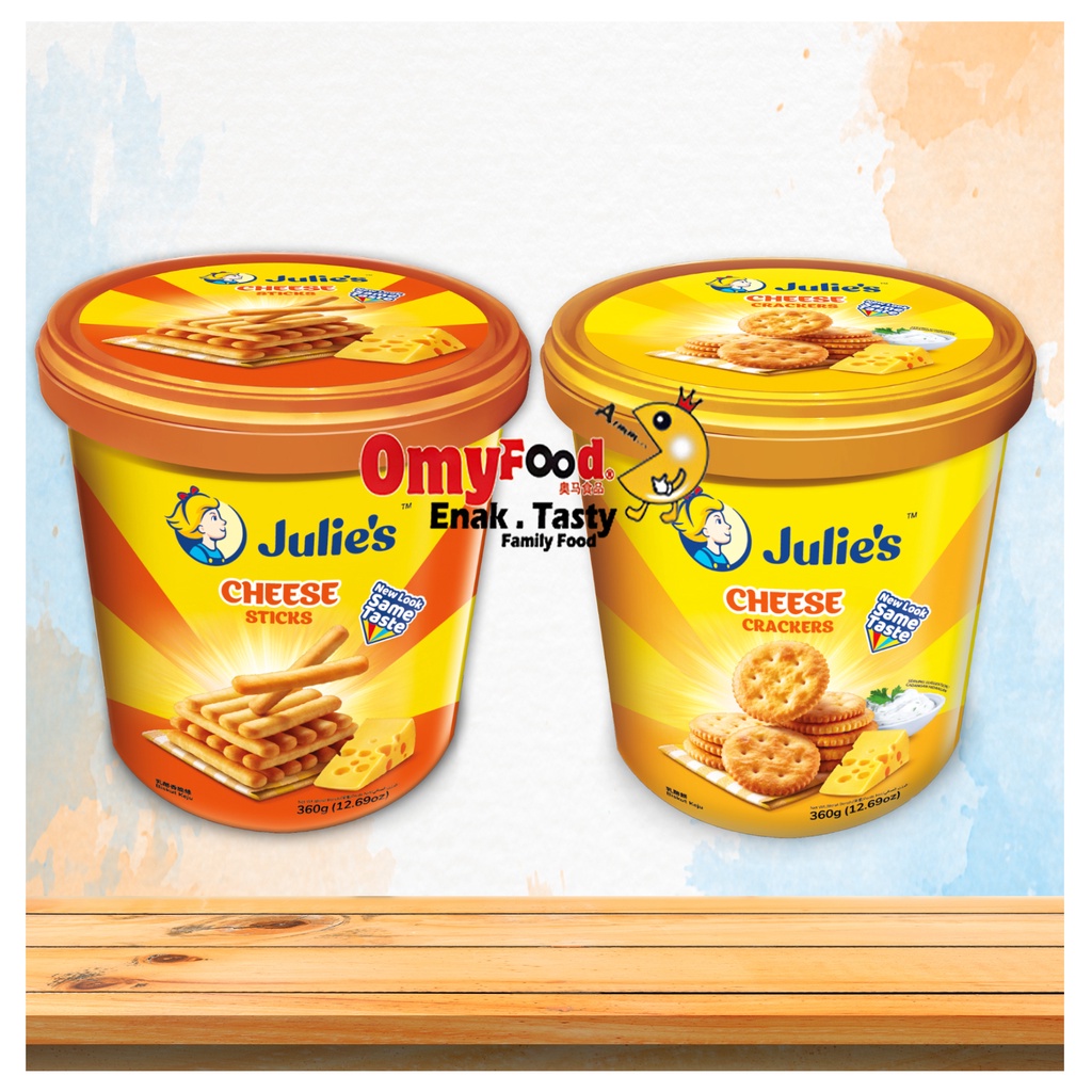 360g Julie S Cheese Crackers Cheese Stick OmyFood Shopee Malaysia