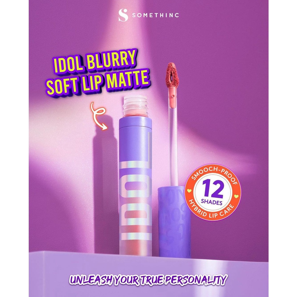 Somethinc Idol Blurry Soft Lip Matte Shopee Malaysia