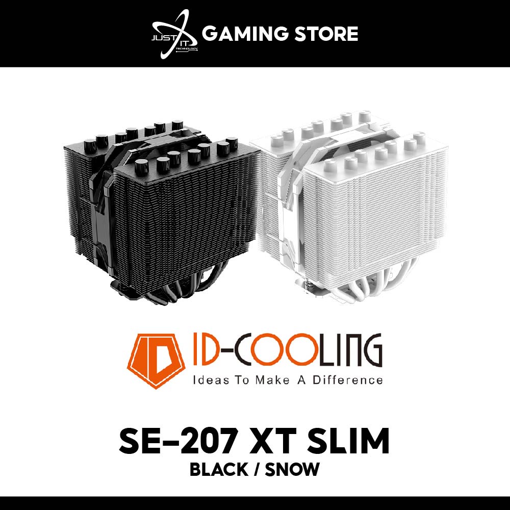 Id Cooling Se Xt Slim Cpu Cooler Black Snow Shopee Malaysia