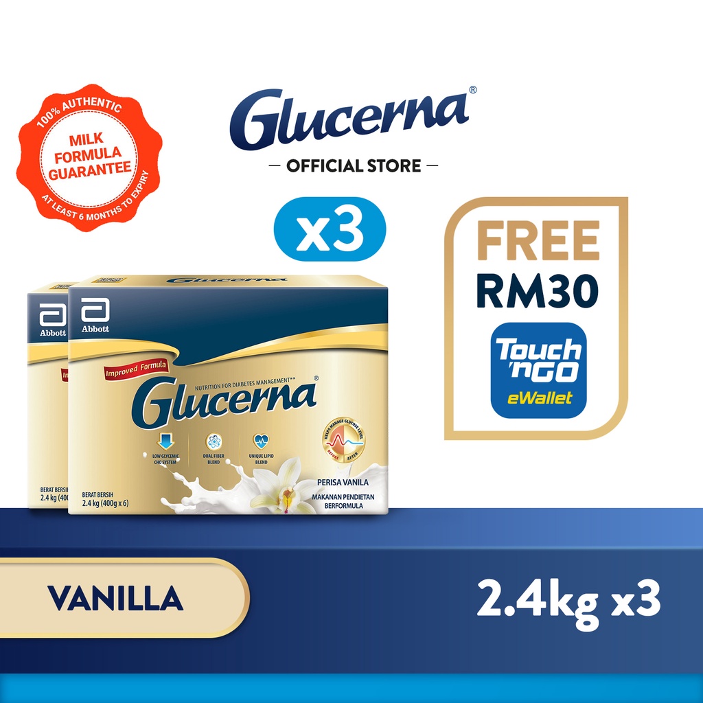 Glucerna Diabetes Specific Formula Vanilla Kg X Free Rm Tng