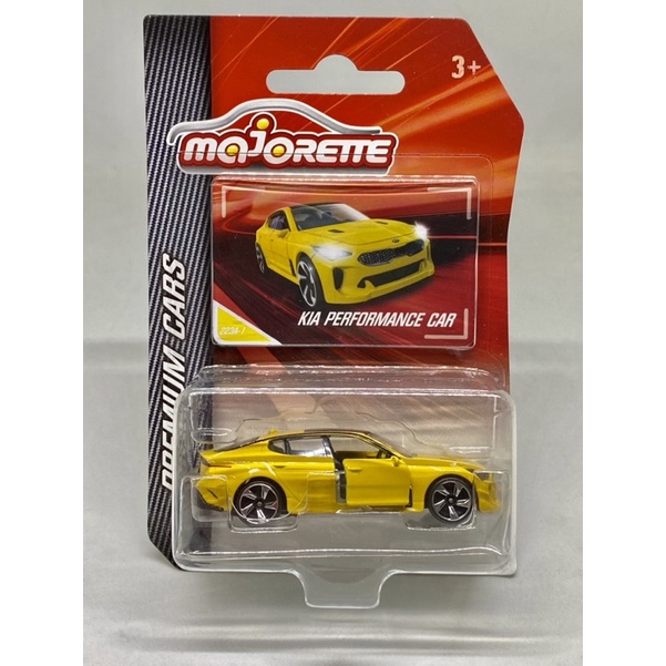 Majorette Kia Performance Car Stinger Gt Yellow Premium Edition