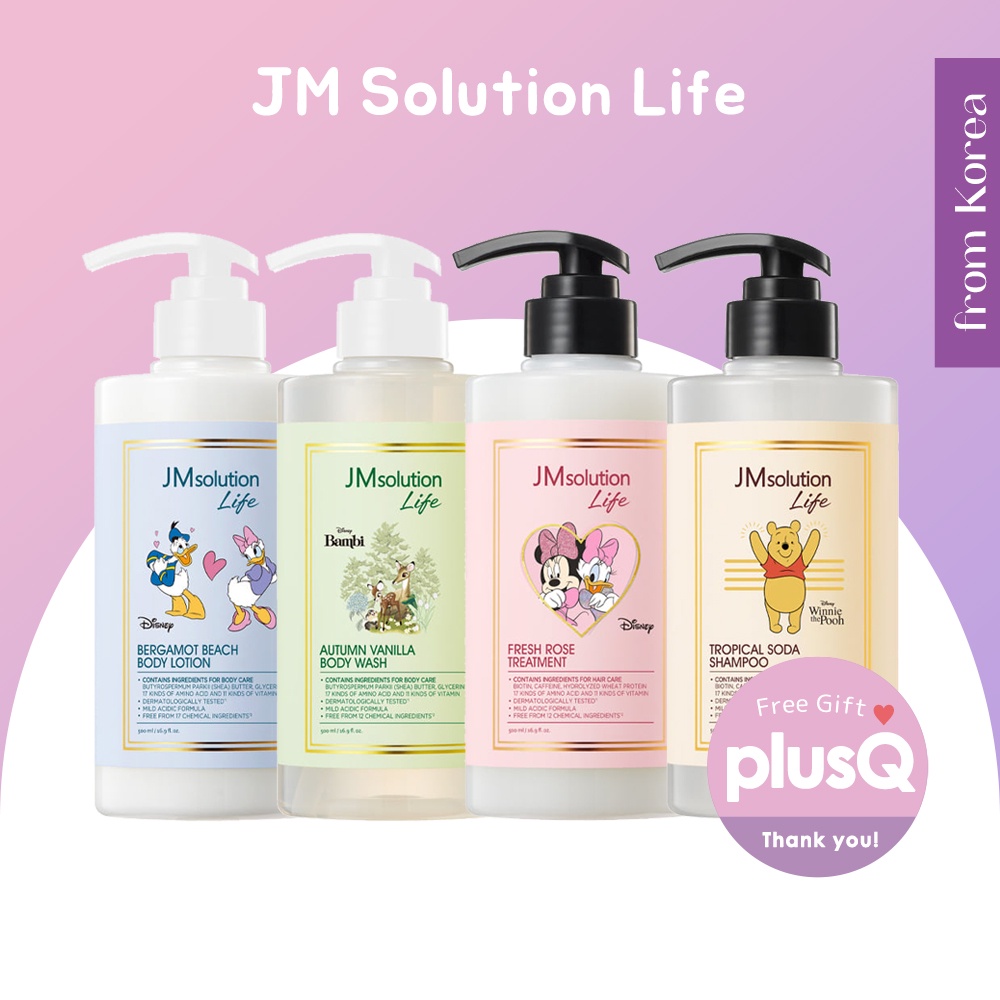 Jm Solution Life Disney Bath Collection Hair Shampoo Hair Treatment