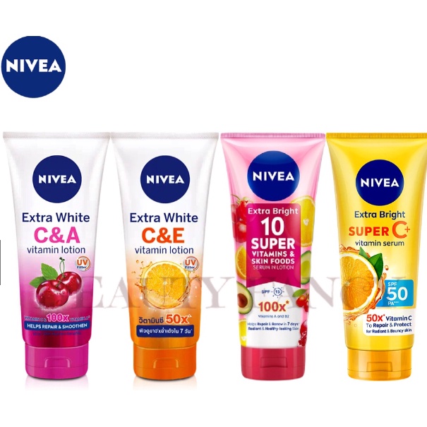 Nivea Extra Bright Super C Spf Vitamin Serum Extra White C E C A