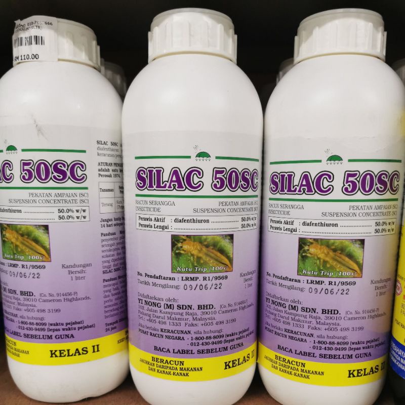 Racun Serangga Silac 50SC 1Liter Diafenthiuron 50 Shopee Malaysia