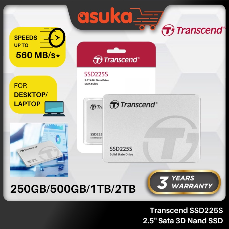 Transcend Ssd S Gb Gb Tb Tb Sata D Nand Ssd Shopee