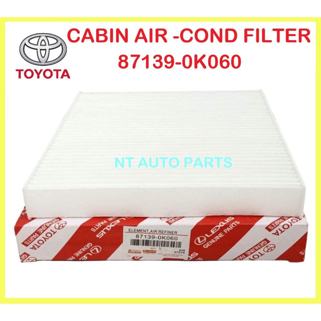 CABIN AIR COND FILTER TOYOTA HILUX REVO GUN125 INNOVA FORTUNER VELLFIRE