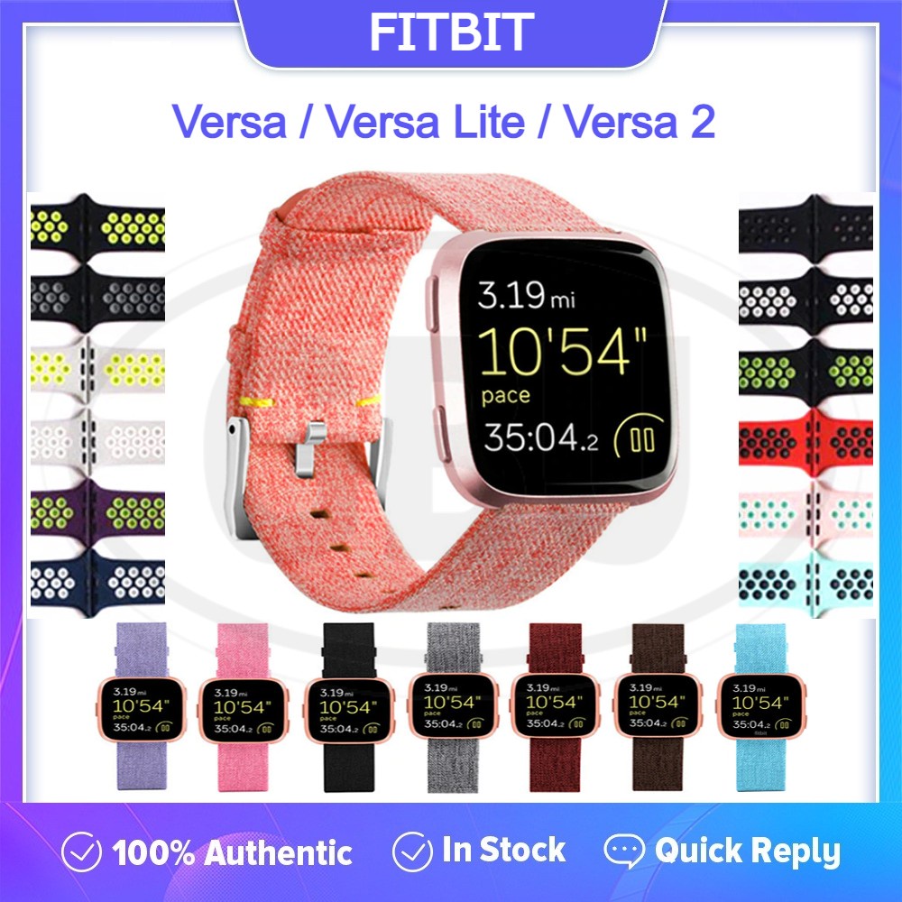 Fitbit Versa Versa Lite Versa Woven Fabric Wrist Strap Band