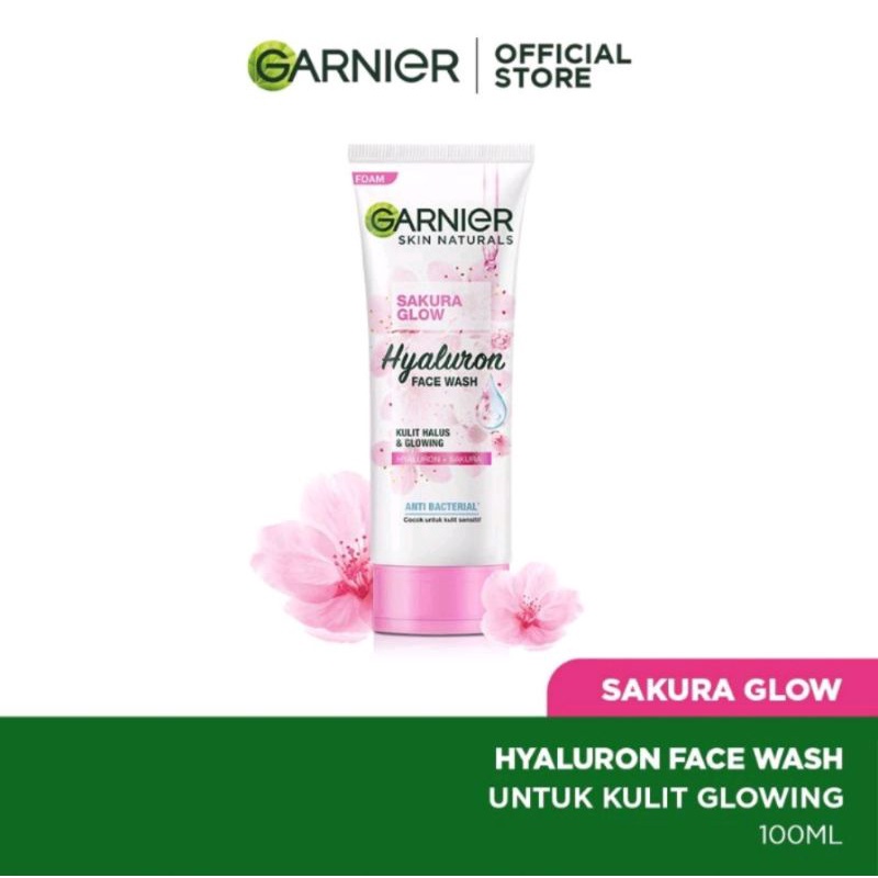 Garnier Sakura Glow Hyaluron Face Wash Ml Garnier Facial Foam