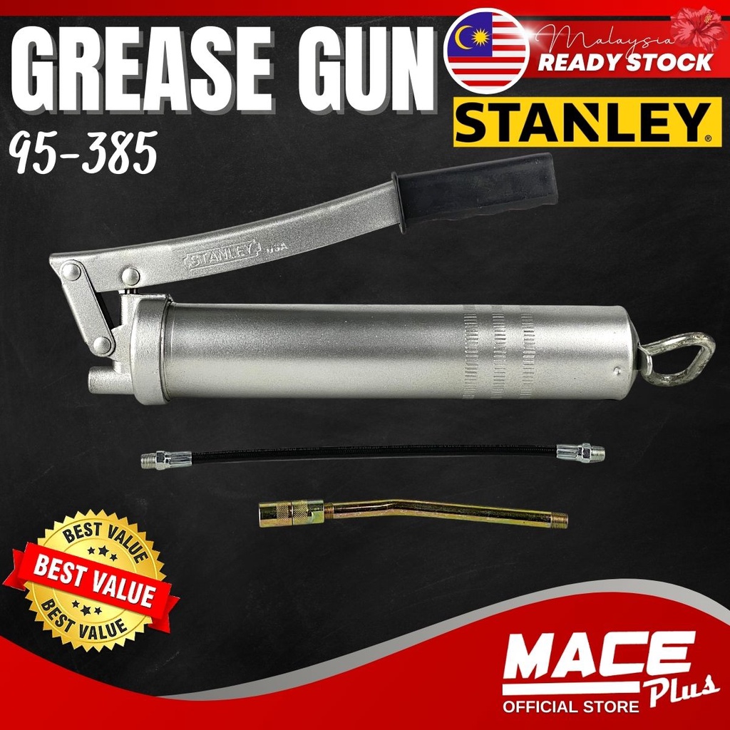 STANLEY Bracing Hand Grease Gun Pump 95 385 1V 100 ORIGINAL 9000PSI