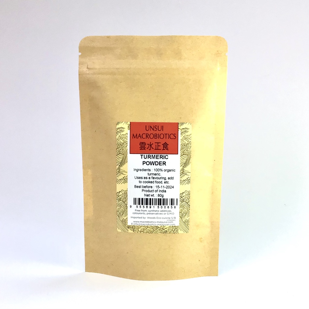 Unsui Macrobiotics Tumeric Powder G Shopee Malaysia